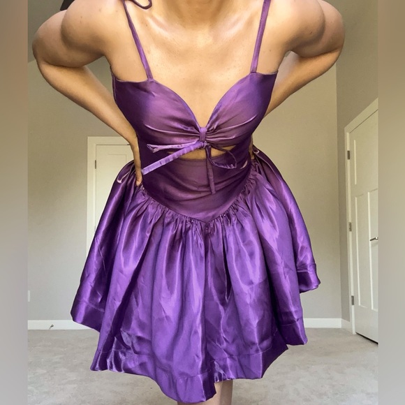 Purple Customized Occassion Dress - Picture 9 of 9